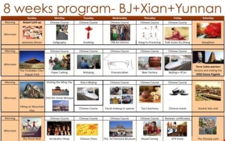 CHINESE STUDY TOUR PROGRAM